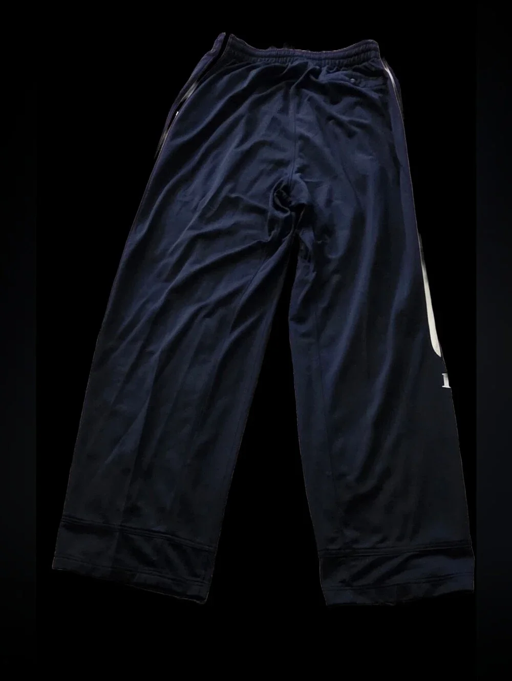 Jordan Navy Blue Track Pants with White Stripes